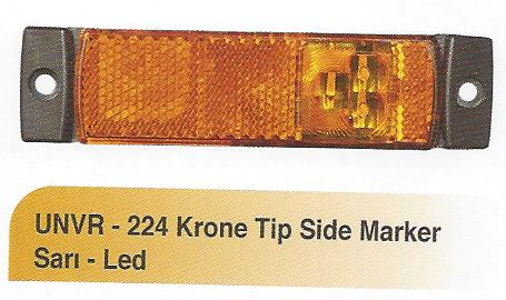 KRONE TIP SIDE MARKER 3 LED SARI ( E ) CERKEZ